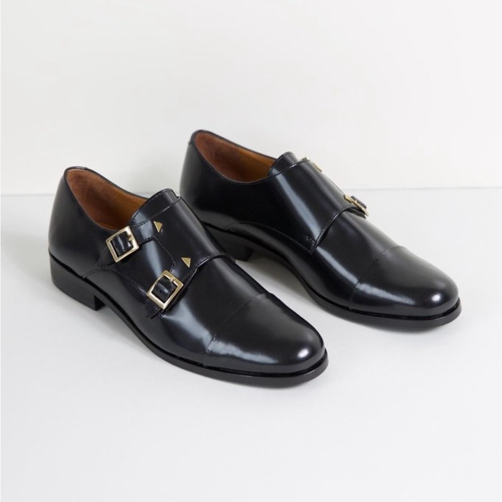 Anne Thomas leather loafer oxford shoes